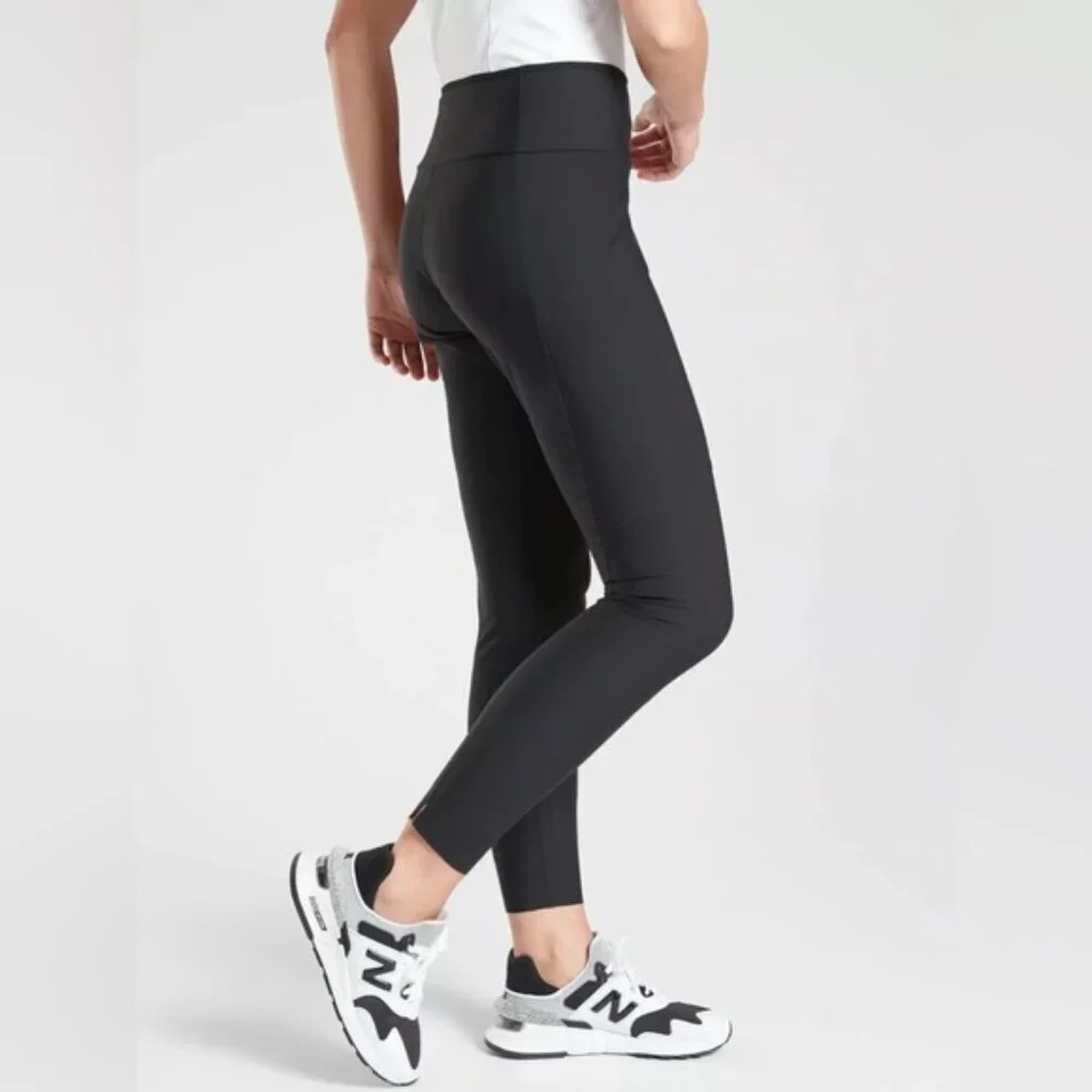 Athleta Leggings Women's Size 4 US Black‎ Stellar City Tight High-Rise Eurolux
